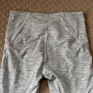 lululemon athletica Striped Gray Leggings